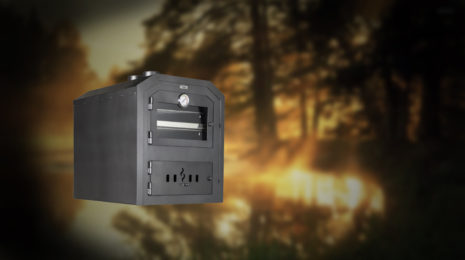 Horno Ñuke 90 sobre Mesada